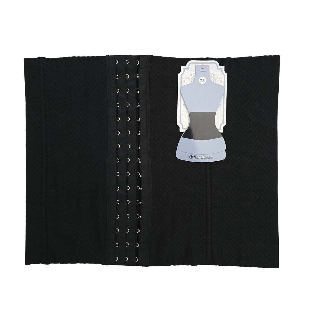 NWT Heavenly Secrets Women's Black Waist Cincher Trainer 2X